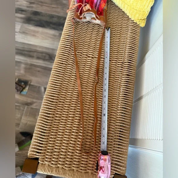 Stylish Pink and Brown Women's Bucket Bag - Picture 5 of 9